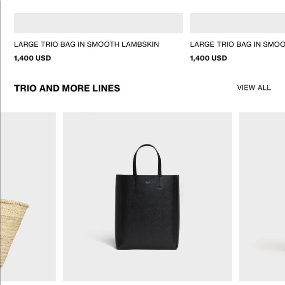 Celine Small Cabas Bag. - Picture 10 of 11